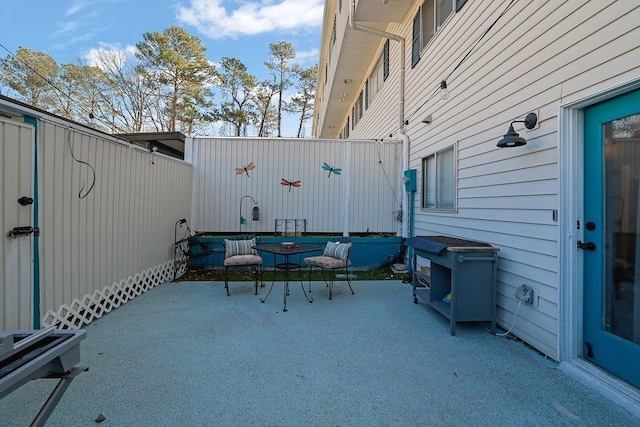 view of patio