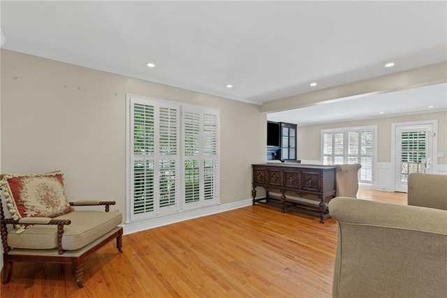 3231 Connemara Trce, Lawrenceville, GA 30044 - living area with light wood finished floors and recessed lighting