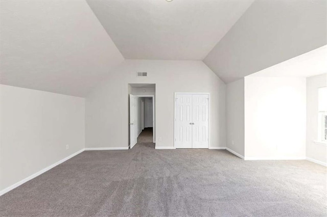 116 Rolling Meadows Ct, Hampton, GA 30228 - bonus room featuring carpet floors and vaulted ceiling