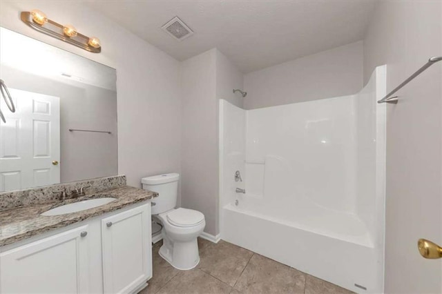 116 Rolling Meadows Ct, Hampton, GA 30228 - full bathroom featuring tile patterned floors, vanity, bathtub / shower combination, and toilet