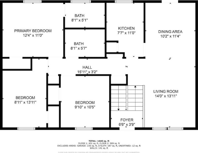 2242 Cherokee Valley Cir, Lithonia, GA 30058 - view of room layout