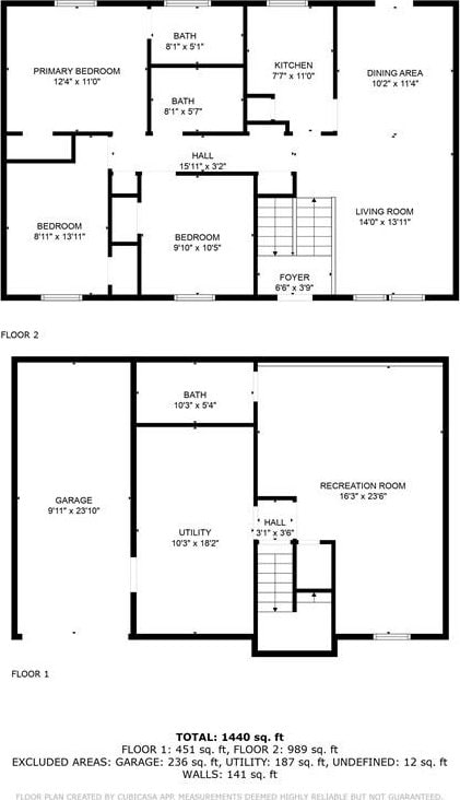 2242 Cherokee Valley Cir, Lithonia, GA 30058 - view of property floor plan