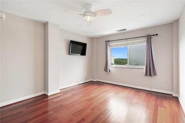1501 Clairmont Rd Unit 1522, Decatur, GA 30033 - unfurnished room with wood finished floors and a ceiling fan