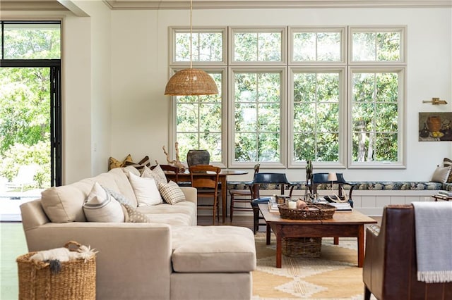view of living room