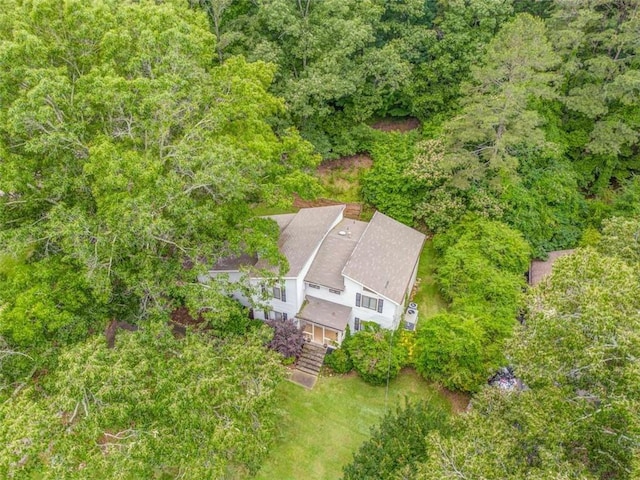 227 Margo Trl, Rome, GA 30161 - view from above of property featuring a forest