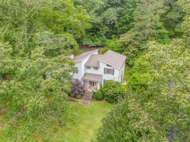 227 Margo Trl, Rome, GA 30161 - aerial view of property and surrounding area with a forest
