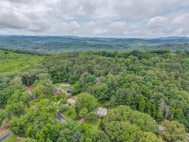 227 Margo Trl, Rome, GA 30161 - aerial view of property and surrounding area with a heavily wooded area