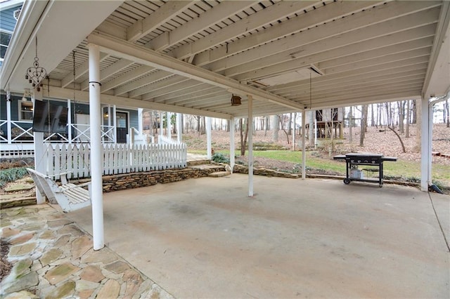 view of patio / terrace with grilling area