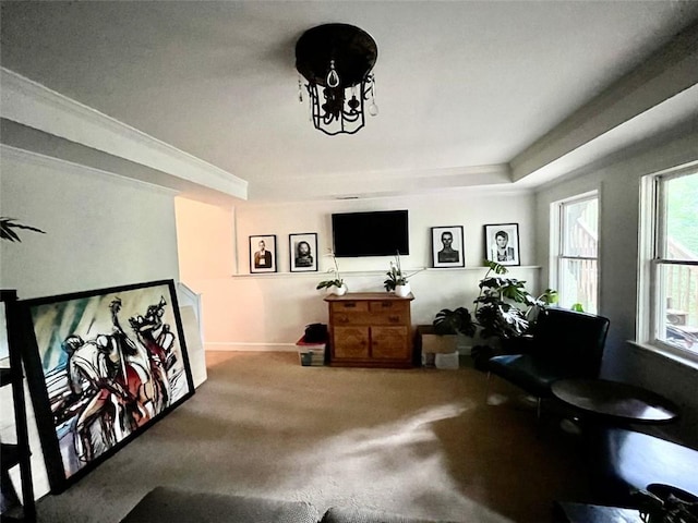 8525 Anchor On Lanier Ct, Gainesville, GA 30506 - living area featuring carpet flooring and baseboards