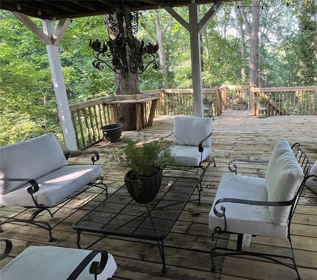 8525 Anchor On Lanier Ct, Gainesville, GA 30506 - view of wooden terrace