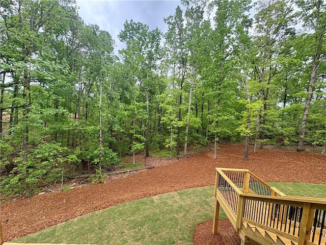 4762 Conns Creek Rd, Ball Ground, GA 30107 - view of yard featuring a deck