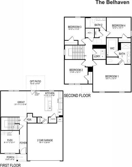 414 Oak View Ln, Dallas, GA 30157 - view of home floor plan