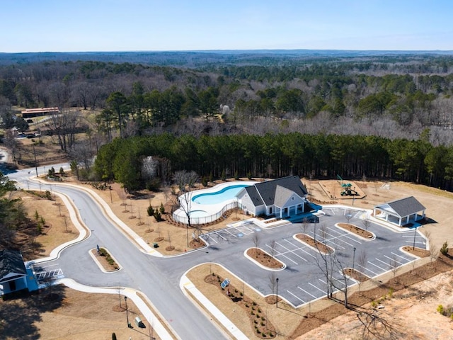 414 Oak View Ln, Dallas, GA 30157 - drone / aerial view of a heavily wooded area