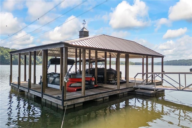 1132 N Edgewater Trl, Toccoa, GA 30577 - dock featuring a water view