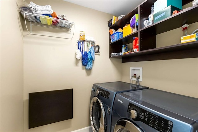 200 River Vista Dr Unit 426, Atlanta, GA 30339 - clothes washing area featuring separate washer and dryer and laundry area