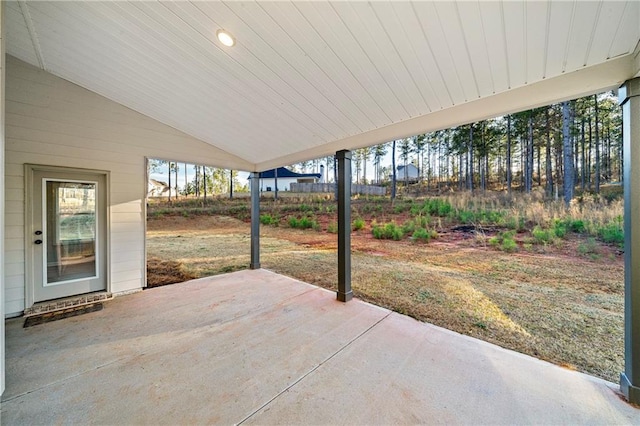 view of patio