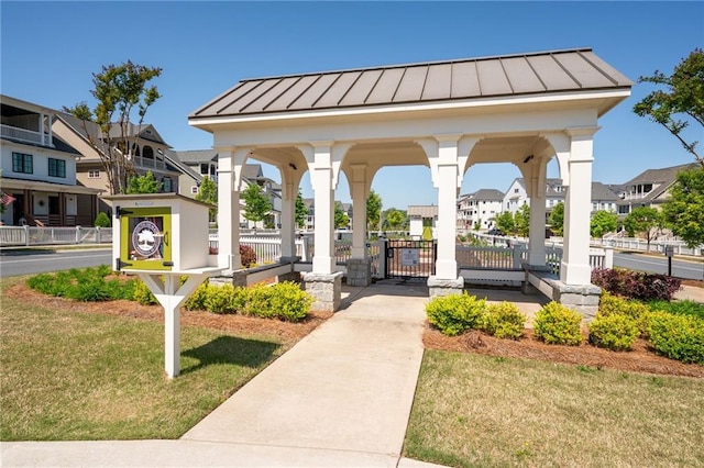 168 Brighton Blvd, Woodstock, GA 30188 - view of home's community featuring a gazebo, a yard, and a residential view