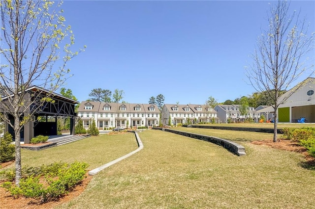 168 Brighton Blvd, Woodstock, GA 30188 - surrounding community featuring a residential view, a gazebo, and a yard