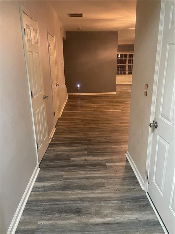 2118 Burns View Ln, Lawrenceville, GA 30044 - hall featuring wood finished floors and baseboards