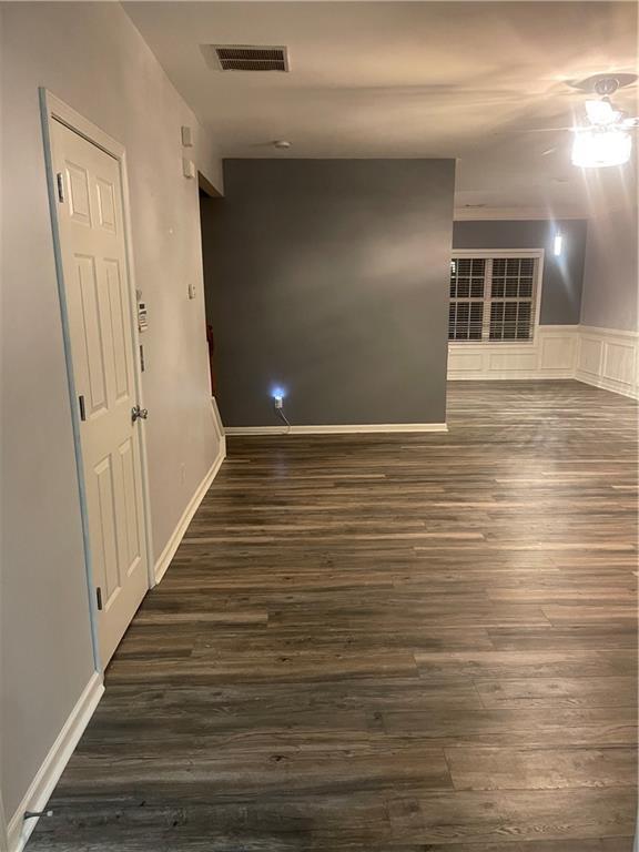 2118 Burns View Ln, Lawrenceville, GA 30044 - empty room with wood finished floors