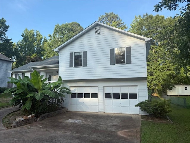 109 Westwood Dr, Dallas, GA 30132 - view of side of home with a garage and concrete driveway
