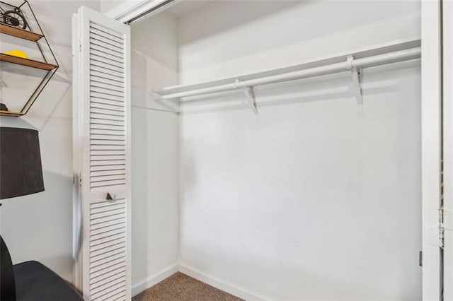 view of closet