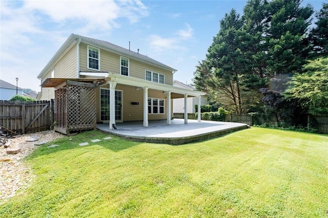 3362 Palm Cir NW, Kennesaw, GA 30144 - rear view of house with a patio