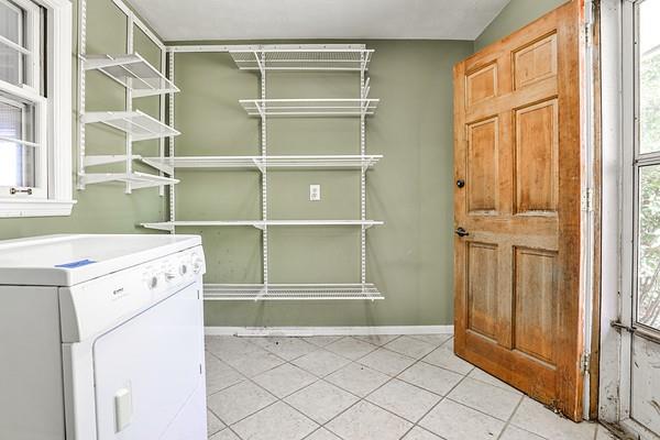 interior space featuring washer / dryer