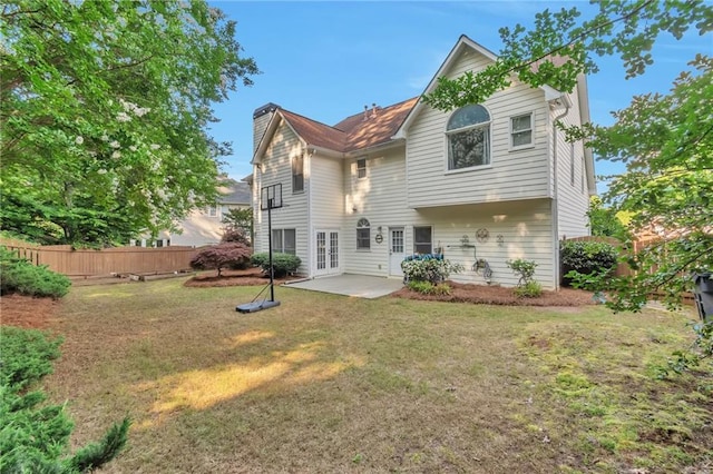 4360 Canterbury Walk Dr, Duluth, GA 30097 - rear view of property featuring a patio area and a chimney