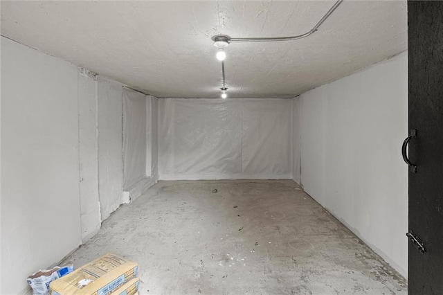 view of basement