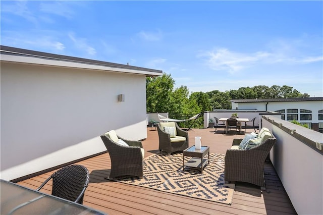 1300 Dekalb Ave NE Unit 731, Atlanta, GA 30307 - deck with outdoor lounge area