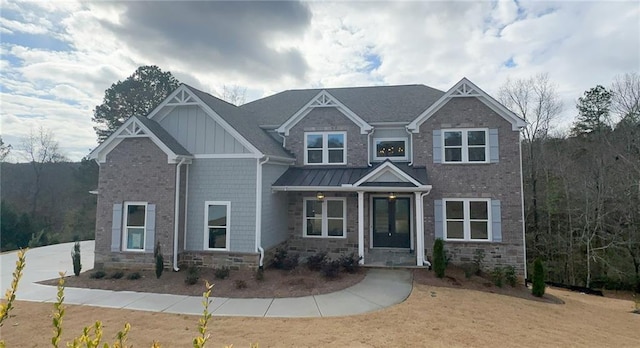 view of craftsman inspired home