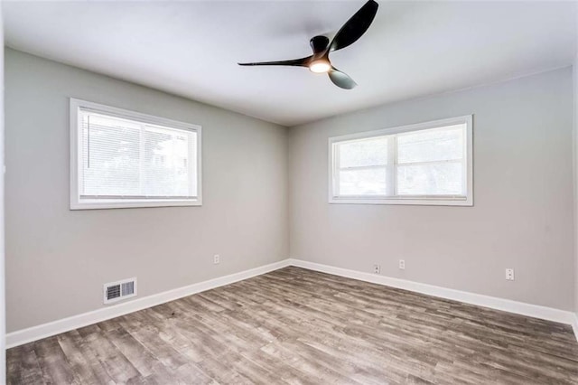 1401 Pine Ave, East Point, GA 30344 - unfurnished room featuring wood finished floors and ceiling fan