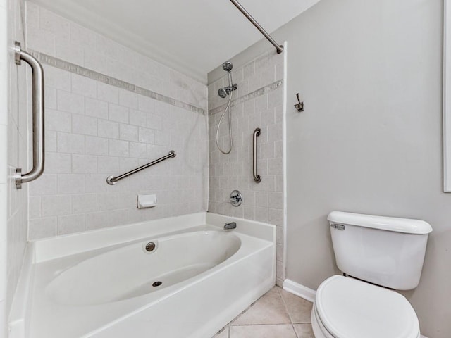 3334 Peachtree Rd NE Unit 614, Atlanta, GA 30326 - bathroom with shower / bathtub combination and tile patterned flooring