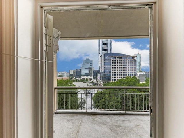 3334 Peachtree Rd NE Unit 614, Atlanta, GA 30326 - balcony featuring a view of city