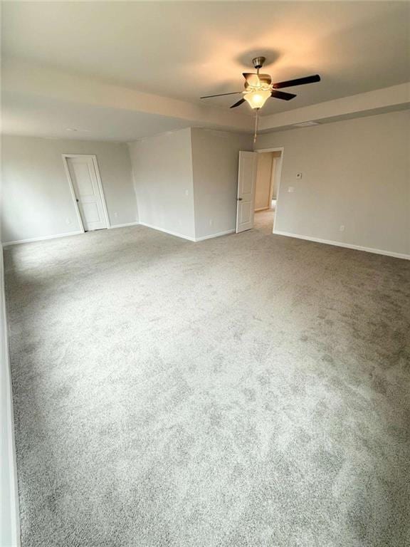 5518 Legacy Trl, Douglasville, GA 30135 - carpeted spare room featuring a ceiling fan and baseboards