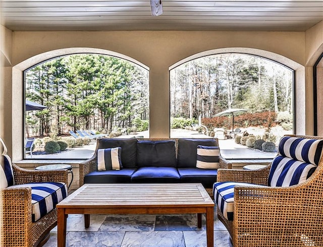 620 Elizabeth Oak Ct, Alpharetta, GA 30004 - view of patio / terrace featuring an outdoor living space