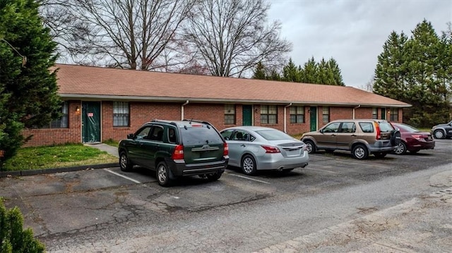 view of uncovered parking lot