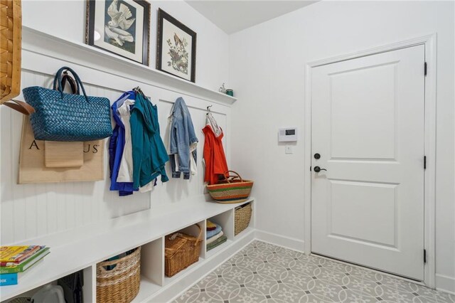 view of mudroom