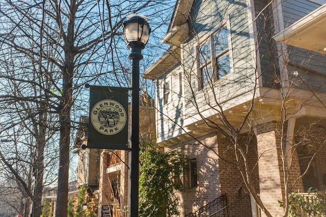 details with brick siding