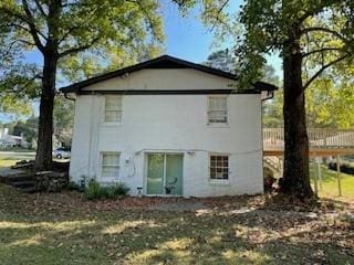 view of back of property