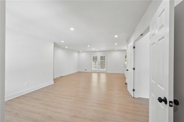 2105 Royal Fox Way, Decatur, GA 30032 - empty room featuring light wood finished floors, recessed lighting, and baseboards