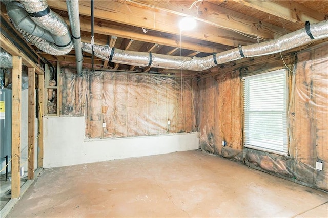 view of basement