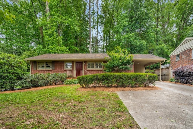 2556 Defoors Ferry Rd NW, Atlanta, GA 30318 - ranch-style home featuring brick siding and concrete driveway