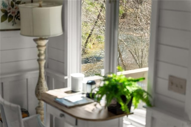view of room details