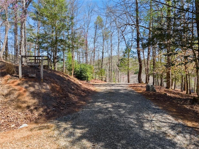 view of road