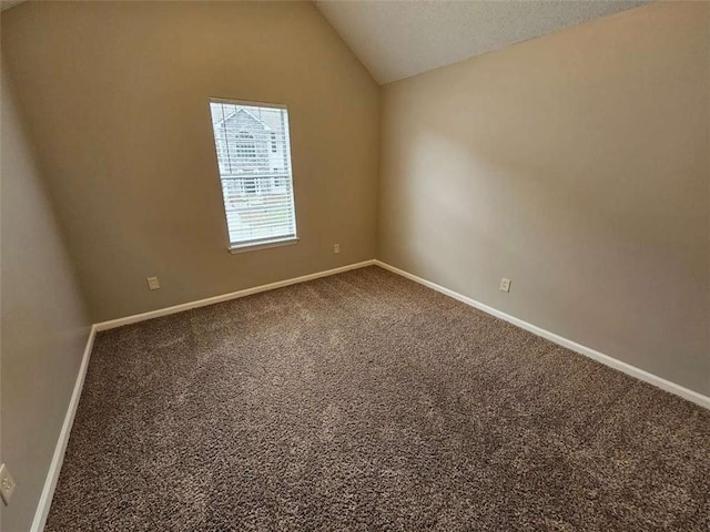 3763 Waldrop Hills Dr, Decatur, GA 30034 - carpeted spare room with baseboards and vaulted ceiling