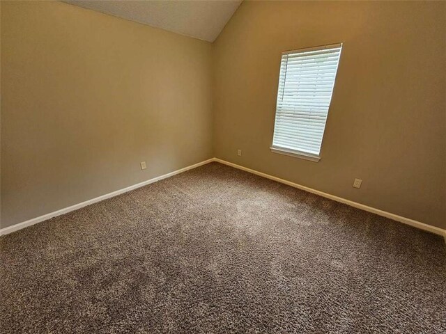 3763 Waldrop Hills Dr, Decatur, GA 30034 - empty room with baseboards, lofted ceiling, and carpet floors
