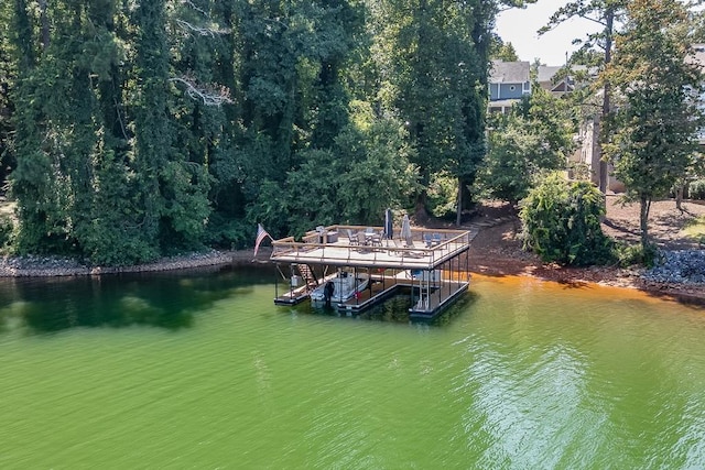 3441 Shoreland Dr, Buford, GA 30518 - dock with a water view