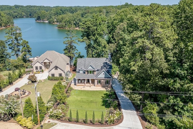 3441 Shoreland Dr, Buford, GA 30518 - view of subject property with a large body of water and a forest